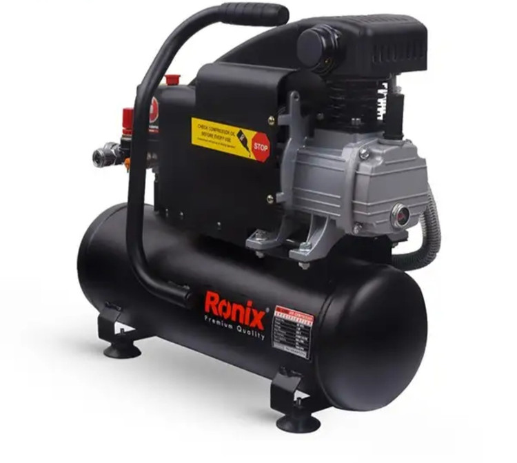 کمپرسور باد رونیکس مدل RC-1010 روغنی ظرفیت ۱۰ لیتر