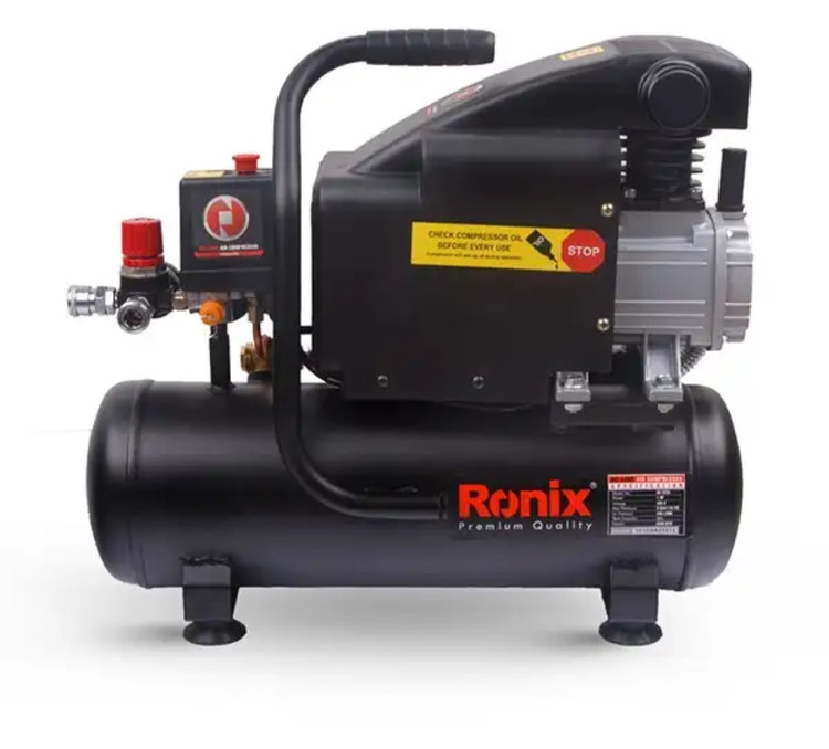 کمپرسور باد رونیکس مدل RC-1010 روغنی ظرفیت ۱۰ لیتر