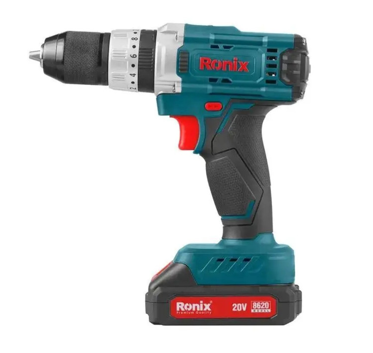کیت دریل شارژی 20 ولت 53 پارچه رونیکس مدل RS-8620
