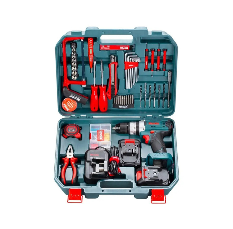 کیت دریل شارژی 20 ولت 53 پارچه رونیکس مدل RS-8620