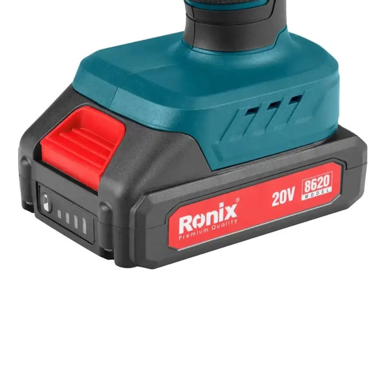 کیت دریل شارژی 20 ولت 53 پارچه رونیکس مدل RS-8620