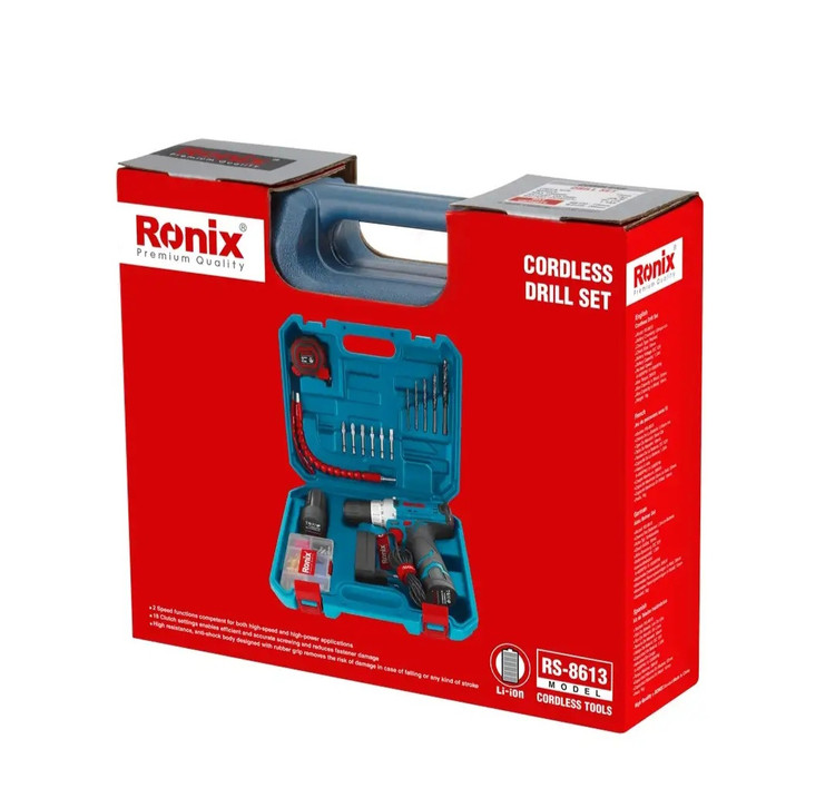 کیت دریل شارژی رونیکس مدل RS_8613